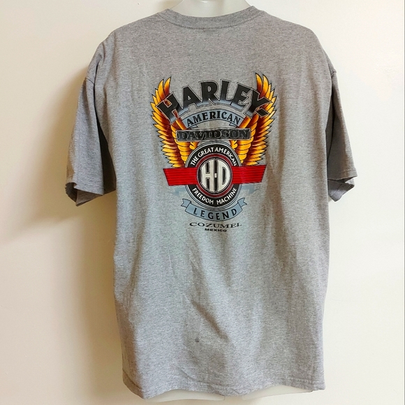 Harley Davidson Cozumel Mexico T-Shirt, Men's Size 2XL